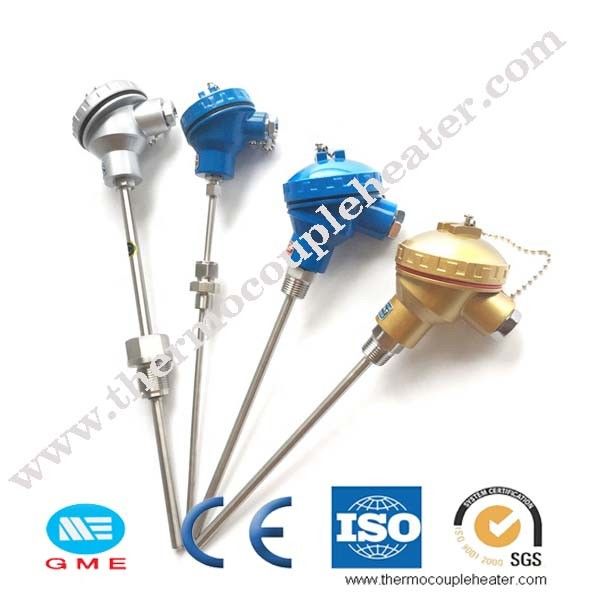 Assembly K And J Type Thermocouple Rtd Temp Sensor With Flange For