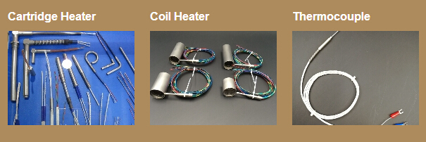 High quality hot runner spring coil Nozzle heater with thermocouple