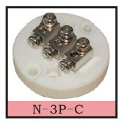 Thermocouple Components C-3P-C Ceramic Block , Nickel Coated Brass 21 - 30 AWG