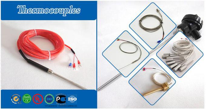 Stainless Steel Assemble Thermocouple Rtd Custom Length With Temperature Sensor