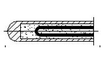 TESHI 0-1600C 16mm diameter thermocouple type s