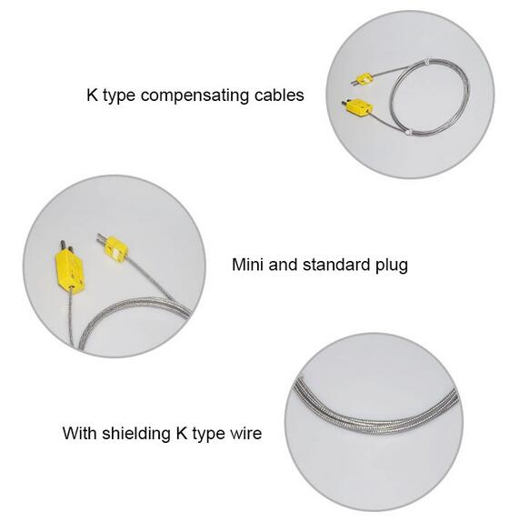 K Type With Shielding Thermocouple RTD Wire Compensation Cable For Industrial Use