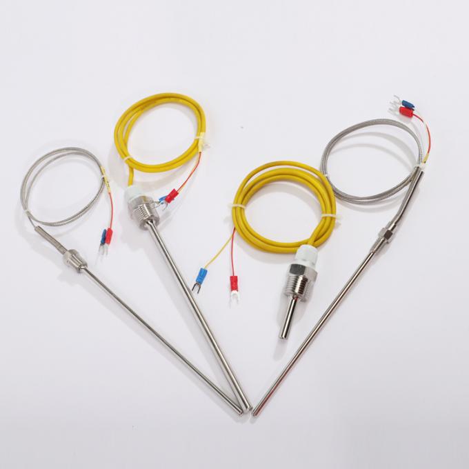 PT100 Type SS304 SS316 Robe Thermocouple For Moulds