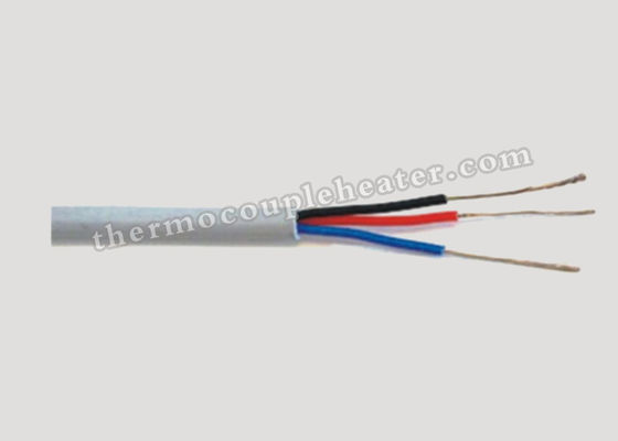RTD Type J Thermocouple Extension Wire with Silicon Rubber Insulated Conductor / Silicon Rubber Jacket
