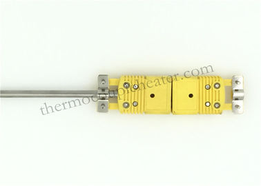 China Mineral Insulated RTD / Thermocouple With Plug Connector Termination supplier