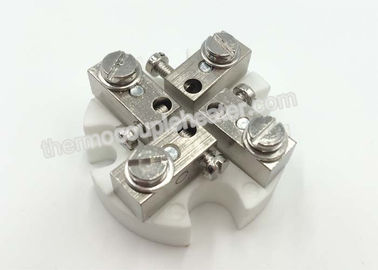 China Ceramic Terminal Block  D-4P-CS  For Industry Thermocouple Head Connection supplier
