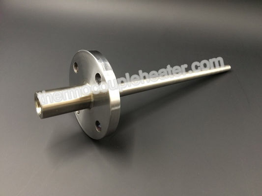 Stainless Steel Thermocouple Protection Tube Thermowell With DN25 Flange