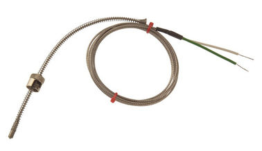 K Type Adjustable Bayonet Fiberglass Insulation Wire Thermocouple Probe