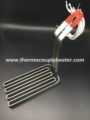China Immersion Tubular Heater In Flat Shape For Oil Or Water Heating supplier