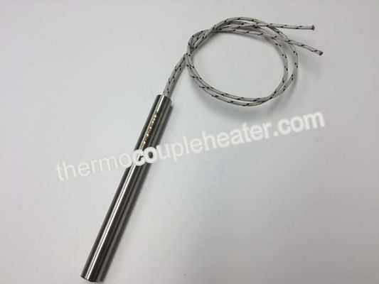 High Precision Cartridge Heaters With Internally Connected Fiberglass Leads , 100mm Length