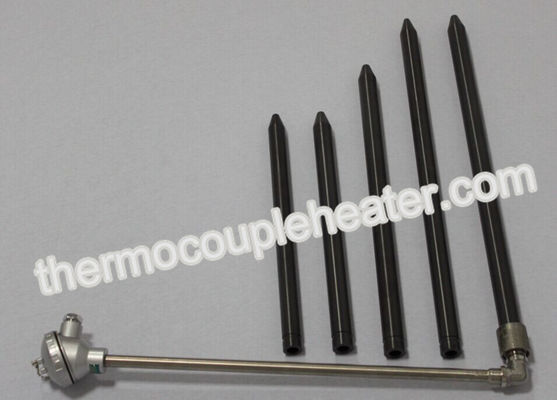 Non Ferrous Silicon Nitride Thermocouple Components Protection Sleeve One End Closed