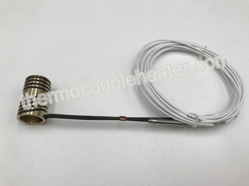 China Hot Runner Molding 230V 200W Mini Brass Coil Heater IP65 With PTFE Leads supplier