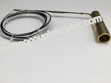 China Superior Heat Transfer Electric Coil Heaters 230V 250W With Thermocouple J PTFE Leads supplier