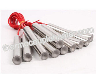 Tubular Electric Industrial Cartridge Heater With Thermocouple Customized