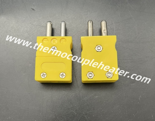 Thermocouple Connector Standard Size Type K / J Plug And Jack
