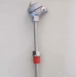 2 - 25mm Probe RTD Temperature Sensor Copper Heat Resistance Steelbarded Wire Sleeve