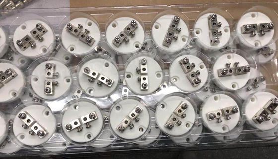 N - 2P - C Thermocouple Components Ceramic Terminal Block For Thermocouple Accessories