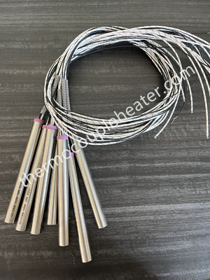 Custom 220v 110v Cartridge Heater Diameter Electric Cartridge Heater With Pt100 Thermocouple