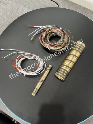 Hot Runner Mini Heater With Thermocouple Mini Coil Heaters For Injection Molding Machine Mini-Press In Brass Coil Heater