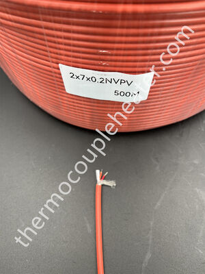 Thermocouple type N Extension Wire Cable in PVC and metal mesh