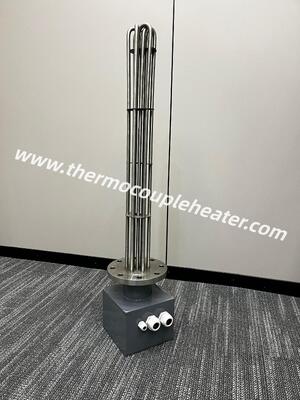 Flanged Tubular Heater With Connection Box For Industrial Tank And Process Heating