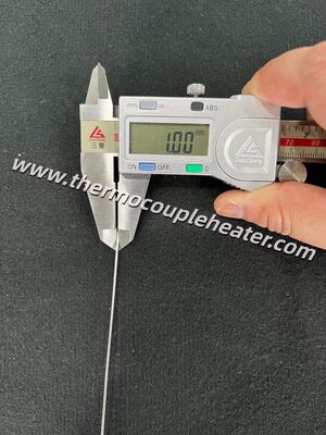 Ultra-Thin 1.0x100mm PT100 RTD Sensor – High-Precision Miniature Temperature Probe