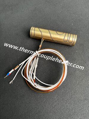 High Durability Brass Mini Tubular Heater for Injection Molding Nozzles & Hot Runner Systems