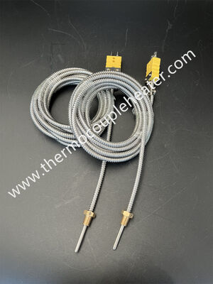 flexible Thermocouple Measurement Range: -200-400 Degrees Probes Thermocouple Mineral Insulated