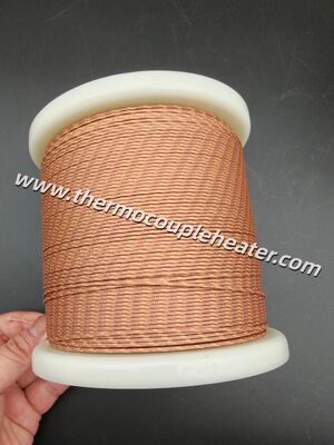 30AWG Type K Thermocouple Cable Special Limits ±1.1°C Double Fiberglass Insulated Cable