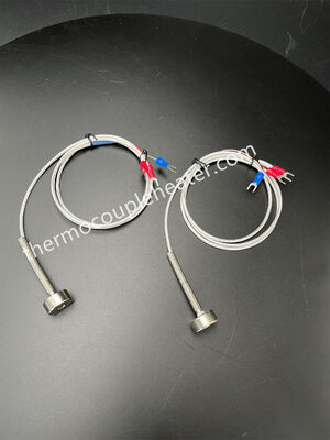 PT100 Magnetic Surface Temperature Sensor with metal mesh Lead [-50...450°C]