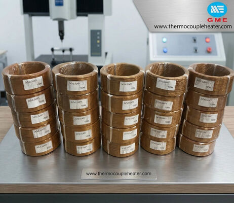 Kapton-Insulated High-Temperature Thermocouple Extension Cable | Polyimide Film Insulation & Precision Alloy Conductors
