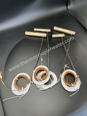 Brass Coil Heater with Integrated Type J Thermocouple for Hot Runner System