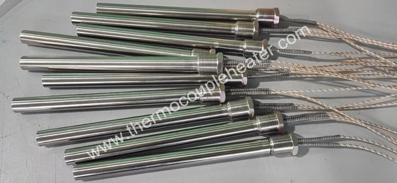 SS Screw Plug Immersion Cartridge Heater For Water Heating