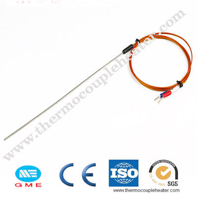 PT100 Type SS304 SS316 Robe Thermocouple For Moulds