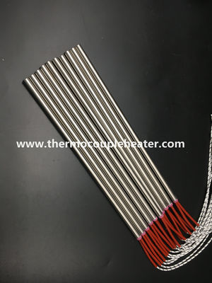12 - 480V High Density Custom Cartridge Heaters With Ceramic Cap Seal
