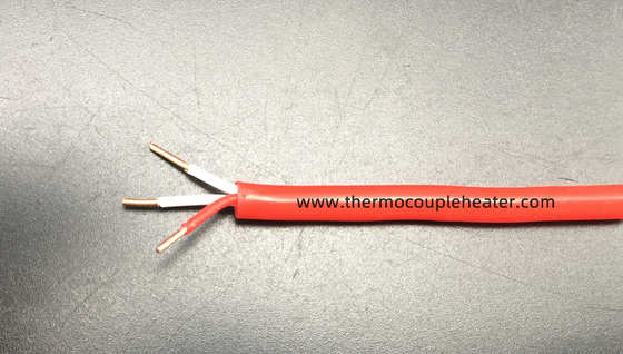 RTD PT100 Extension Cable With PTFE Insulation Silicone Jacket