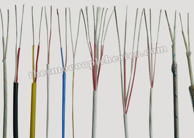 Fiberglass Insulated Conductor Thermocouple Extension Cable Type K With Jacket