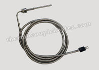 Type J K Fixed Bayonet Thermocouple For Plastic / Packaging Industry