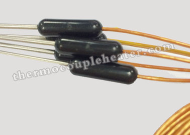 Metric Type K J Hot Runner Molded Transition Thermocouple RTD With Kapton Cable