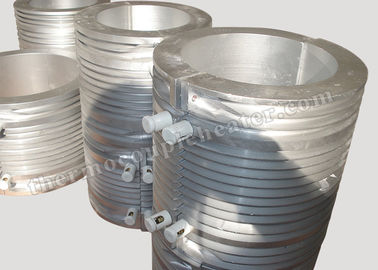 Industrial Finned Air Cooled Cast - In Barrel Heaters For Extrusion Processing