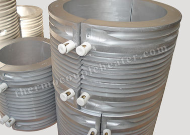 Industrial Finned Air Cooled Cast - In Barrel Heaters For Extrusion Processing