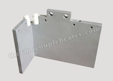 Plastics Processing L Shaped Square Cast In Barrel Heaters With Nickel Chrome Wire