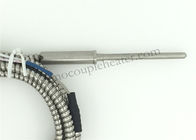 J Type Thermocouple Temperature Sensor With Flexible Armored Cable 1.5m