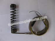 Mini Coil Heater With Thermocouple Type J or K stainless steel shell 1m fiberglass lead wire