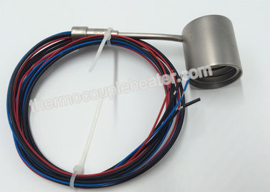 350W 230V Hot Runner Coil  Heater With Armor And  Type J Thermocouple