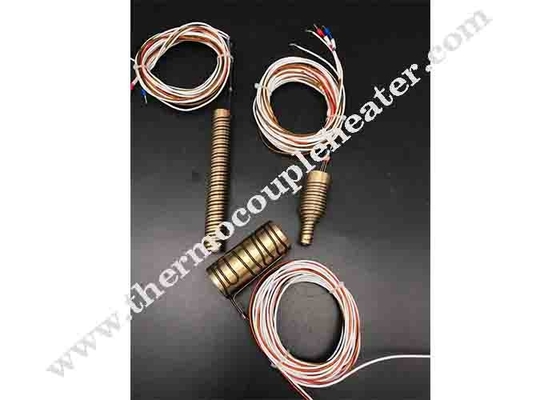 Brass Nozzle Spring Coil Heaters For Hot Runner System With Thermocouple J