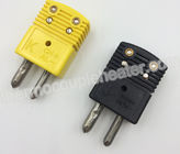 Standard Male And Female RTD Thermocouple Connectors Type K / J