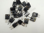 Thermocouple Components Black Type J  Mini Thermoplastic Connectors Male And Female