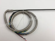 2.2 x 4.2mm Cable Electric Coil Heaters With J Type Thermocouple And SS Braid Protected Leads