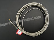 Fiberglass Thermocouple Compensating Cable Wire With SS Braid Shield